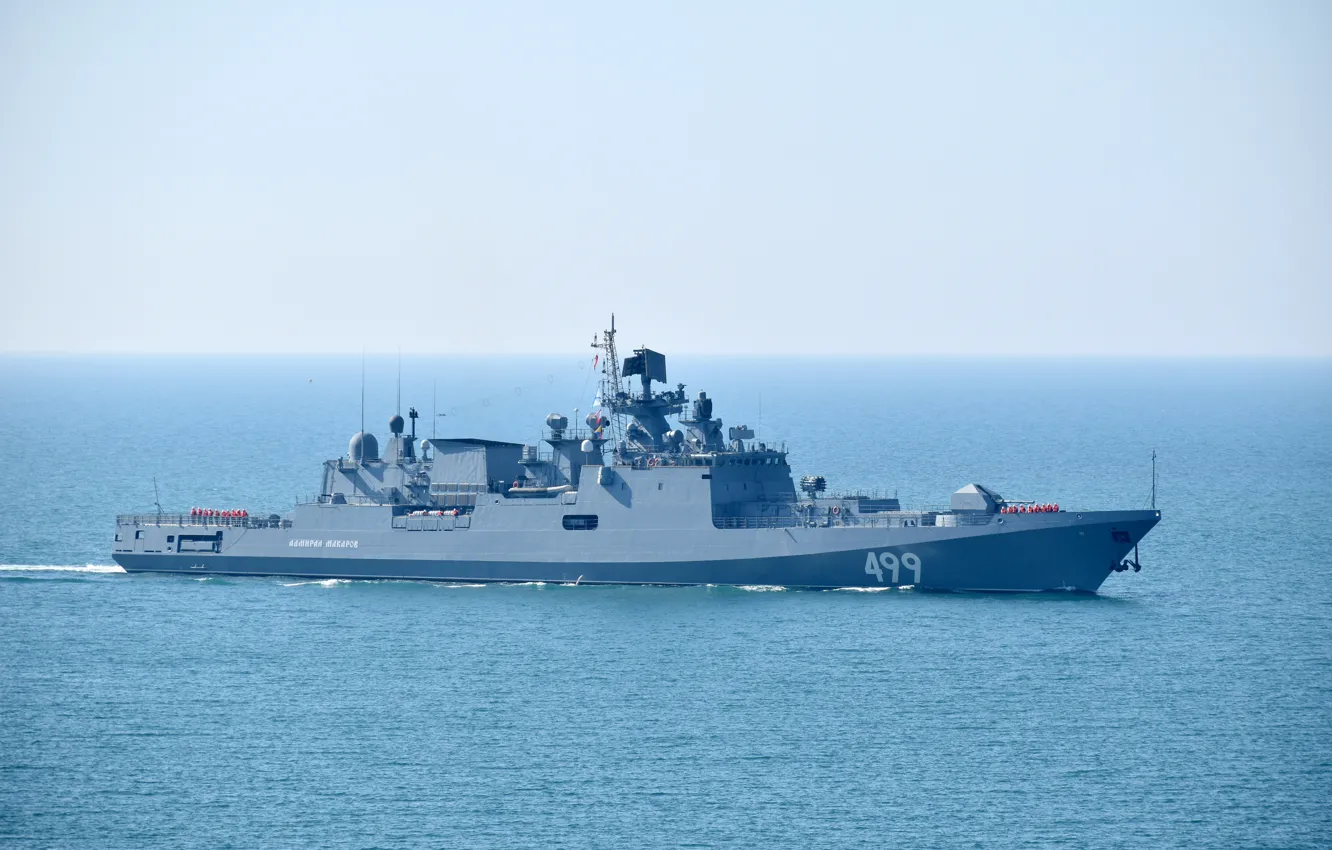 Фото обои корабль, фрегат, сторожевой, Адмирал Макаров, Автор Erne