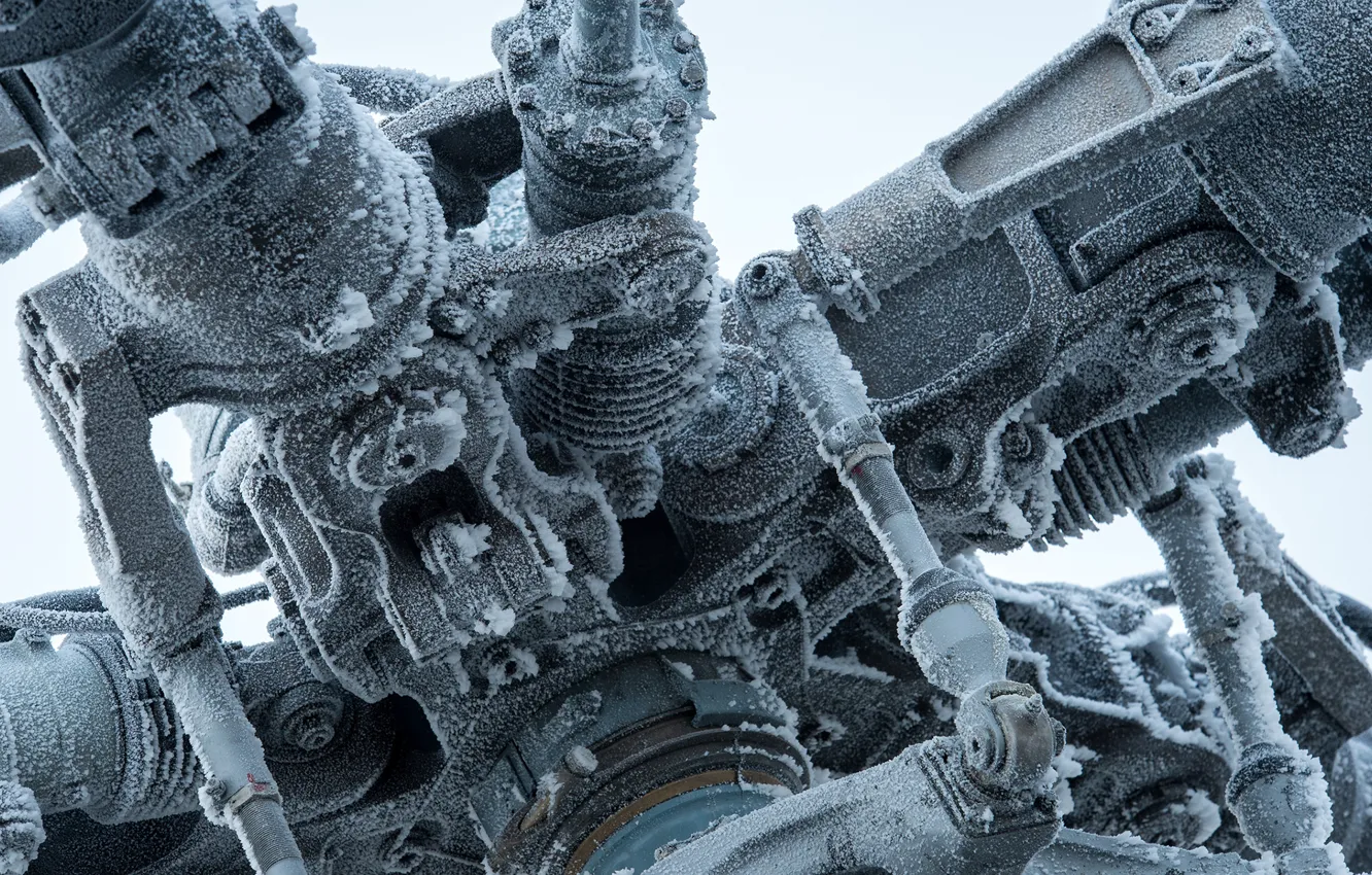 Фото обои холод, мороз, вертолёт, helicopter, заморозки, Лопасти винта