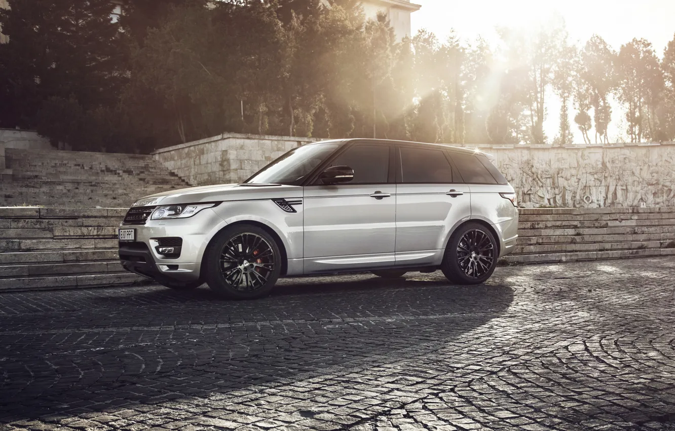 Фото обои Land Rover, Range Rover, Sunset, Custom, Wheels, Lumma, Ligth