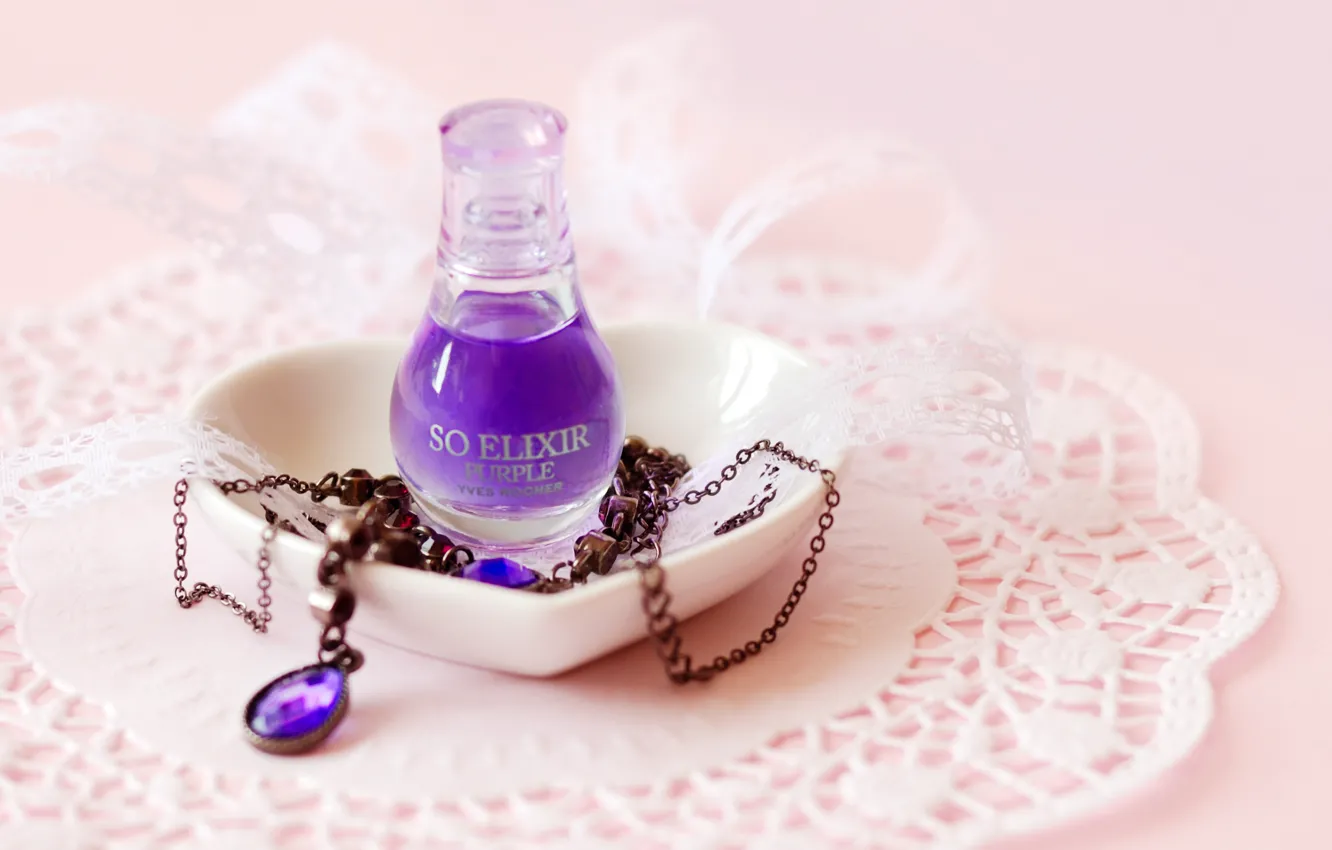 Фото обои фиолетовый, стиль, фон, обои, камень, жидкость, ожерелье, украшение
