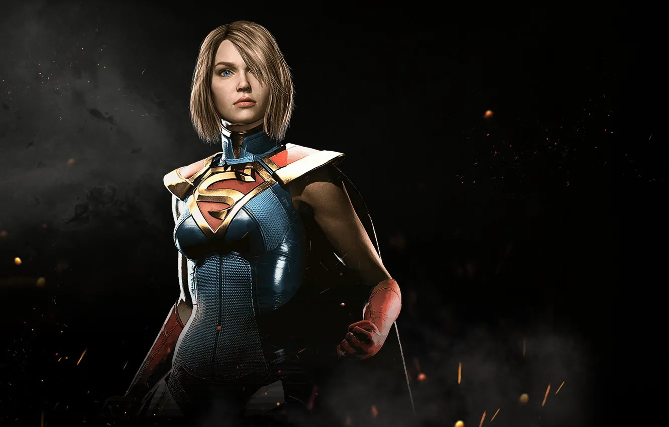 Фото обои game, fighting, Supergirl, NetherRealm Studios, Injustice 2, Kara Zor-EL