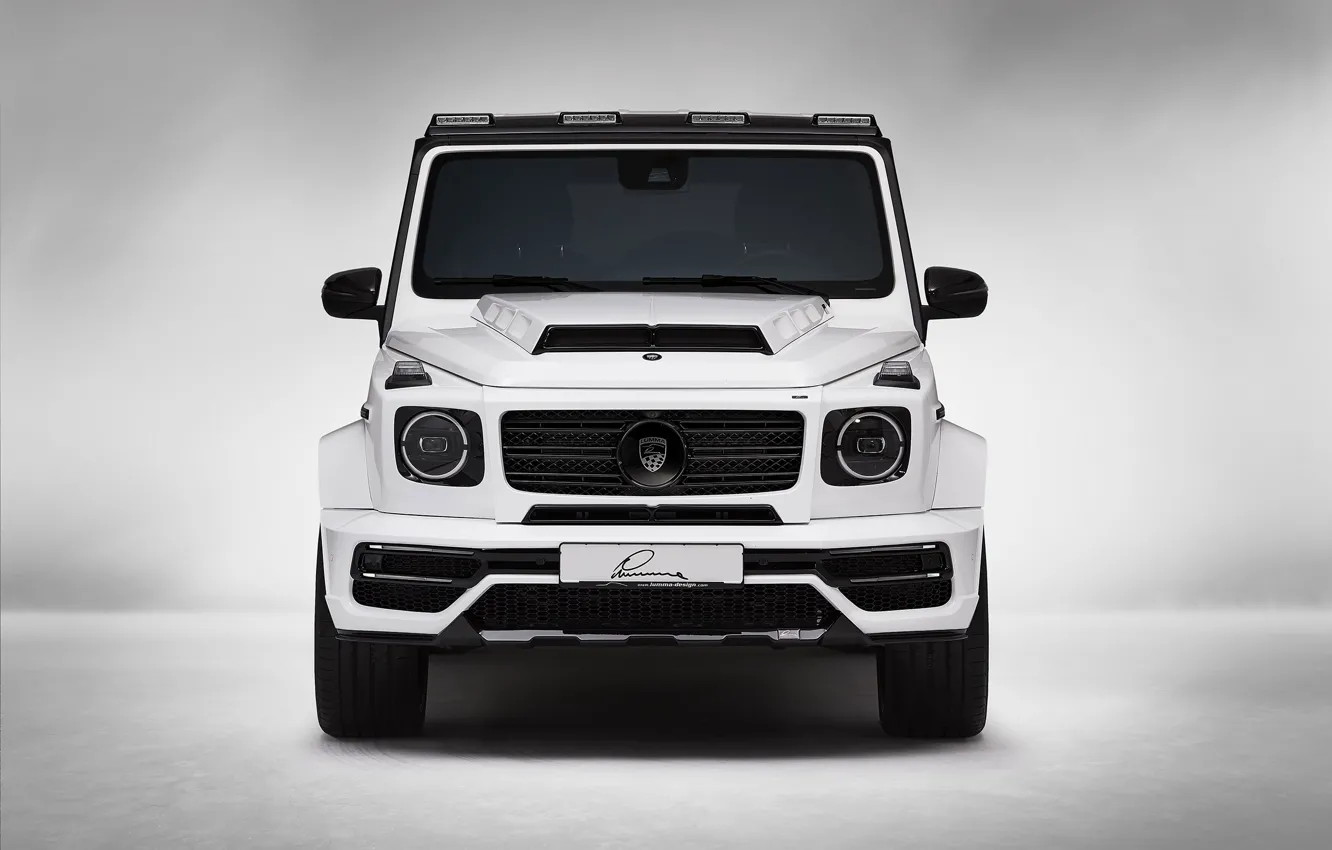 Фото обои Mercedes-Benz, вид спереди, AMG, G-Class, Gelandewagen, G63, Lumma Design, 2019