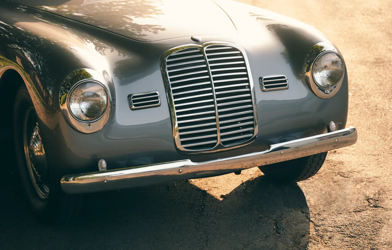 Обои Maserati, close-up, 1949, Maserati A6 1500 GT на телефон и рабочий ...