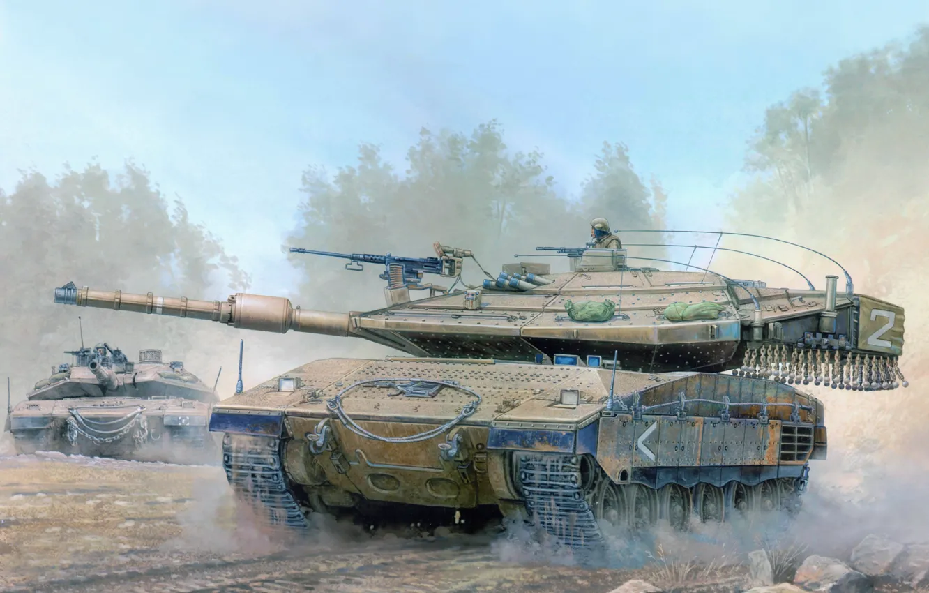 Фото обои обои, танк, бронетехника, Merkava Mk 4