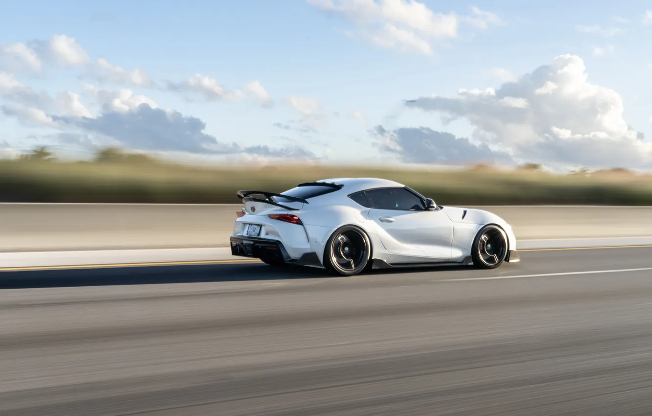 Фото обои car, supra, toyota