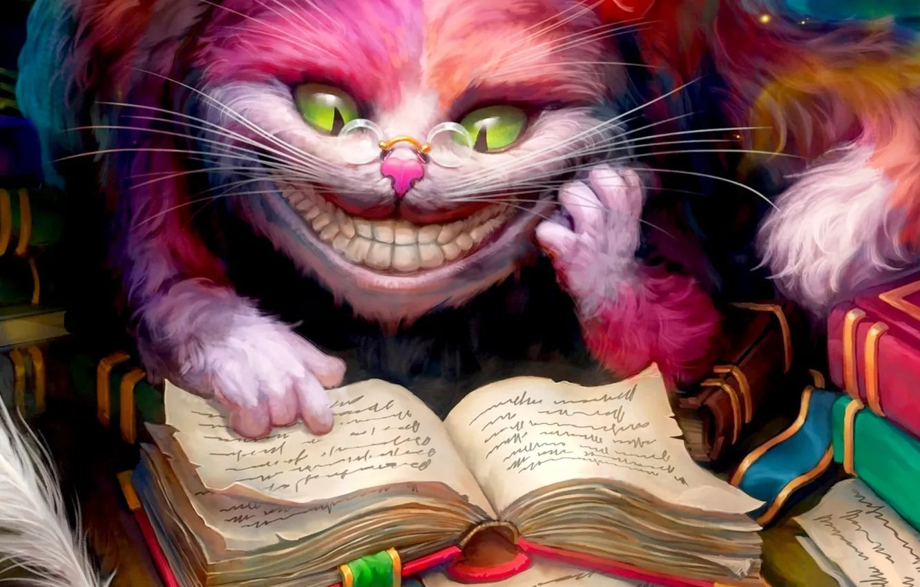 Фото обои монстр, пасть, Alice Madness Return, Чеширский Кот, Cheshire Cat, Алиса безумие возвраается, злобная улыбка