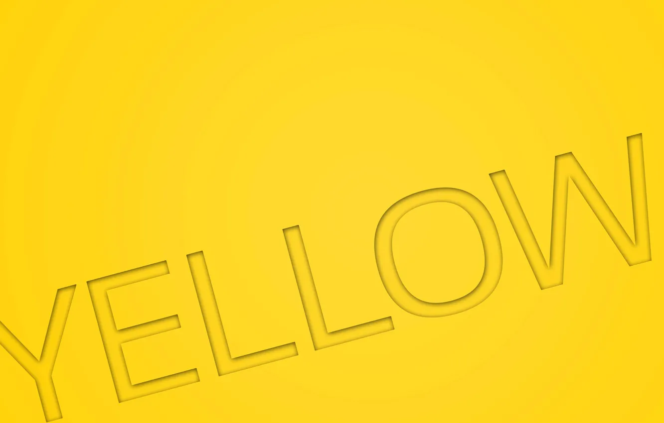Фото обои текст, буквы, жёлтый, цвет, yellow, слово