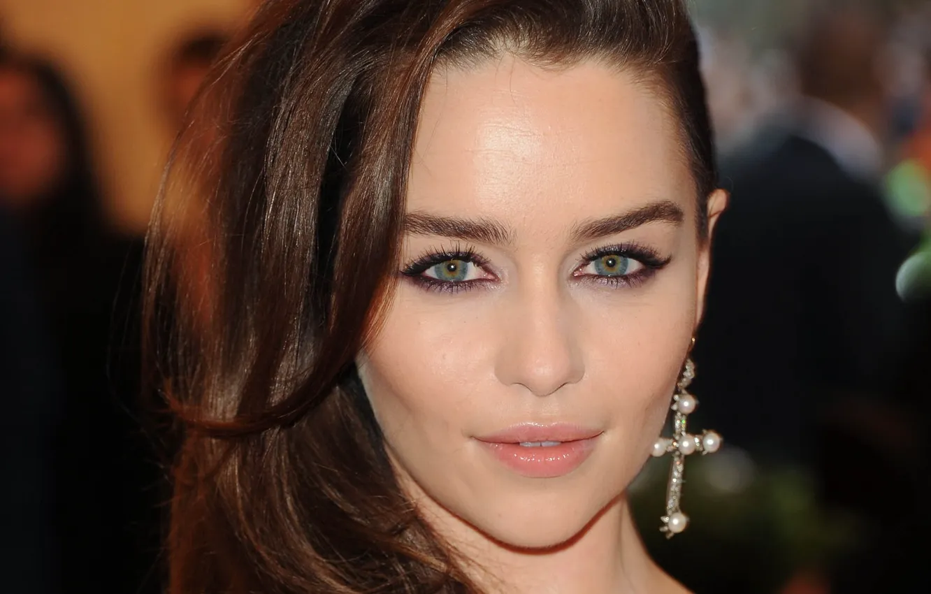 Фото обои девушка, актриса, брюнетка, Emilia Clarke, Эмилия Кларк