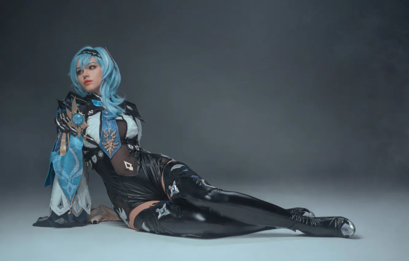 Фото обои impact, cosplay, genshin, eula