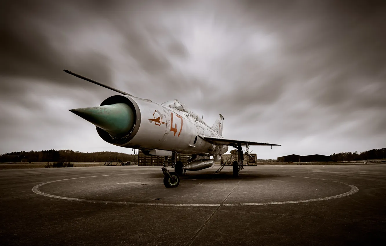 Фото обои оружие, самолёт, MiG-21PFM Fishbed