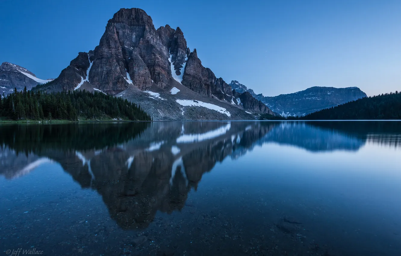 Фото обои вода, гора, Jeff Wallace