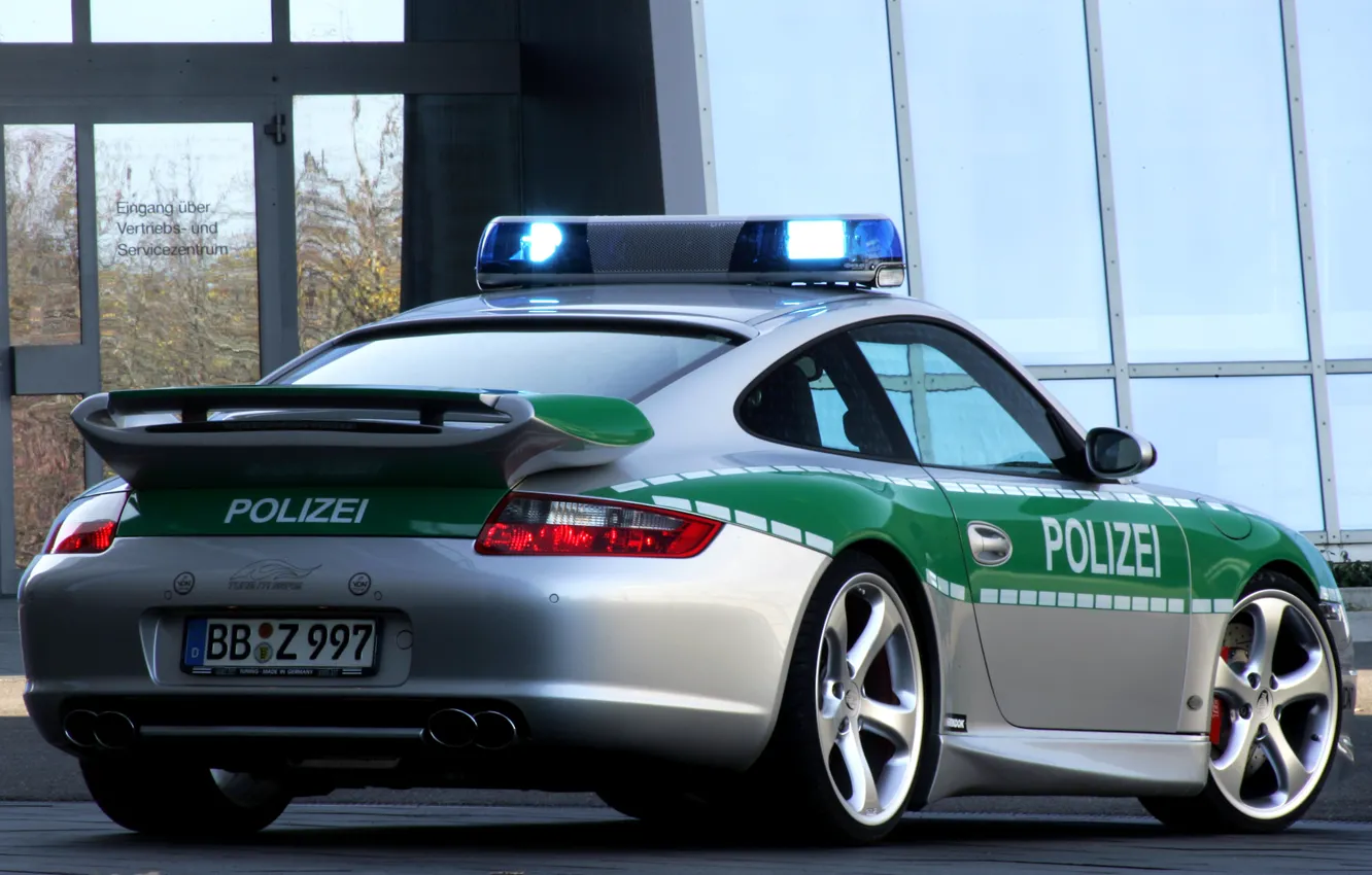 Фото обои 911, Porsche, carrera, polizei