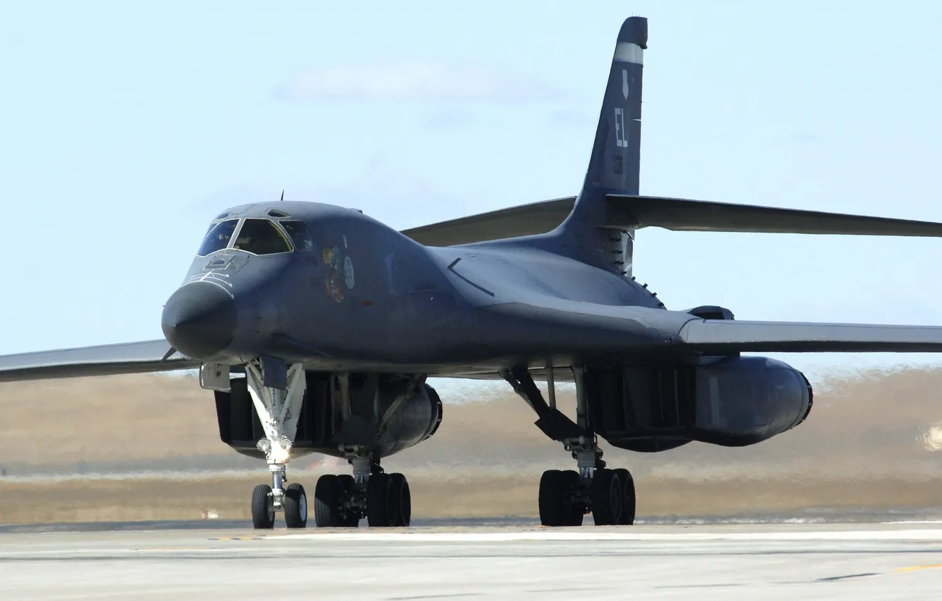 Фото обои бомбардировщик, самолёт, B-1B