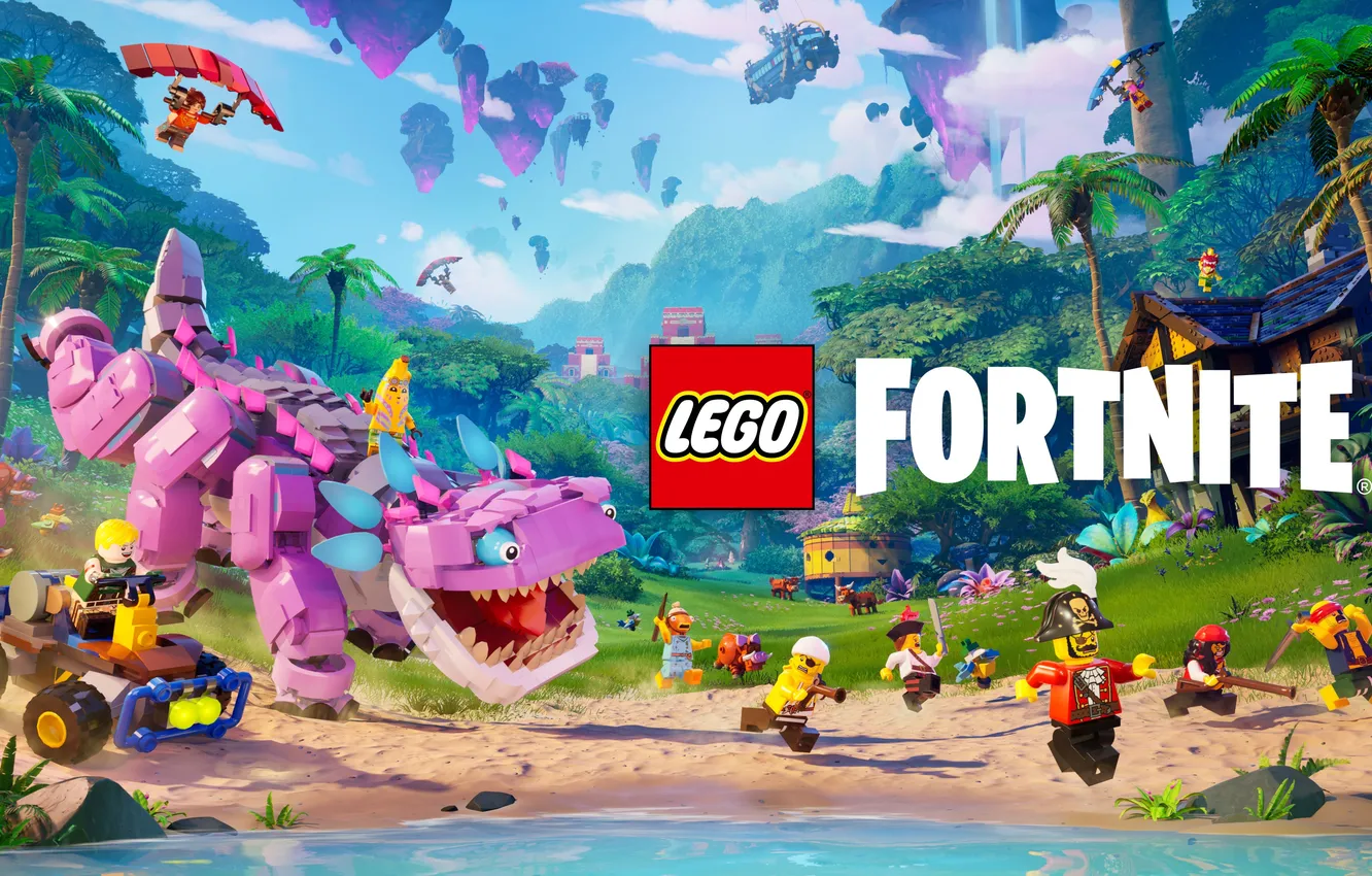 Фото обои Games, LEGO, Game Art, Fortnite, 2024 Games