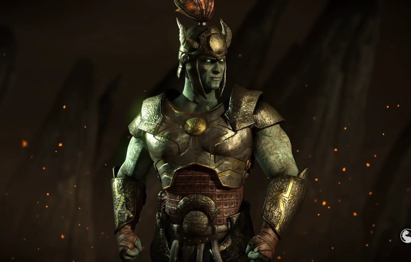 Фото обои Mortal Kombat, warrior, Mortal Kombat X, Kotal Kahn, MK X