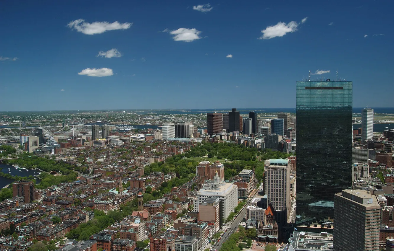 Фото обои city, город, USA, Boston, Massachusetts