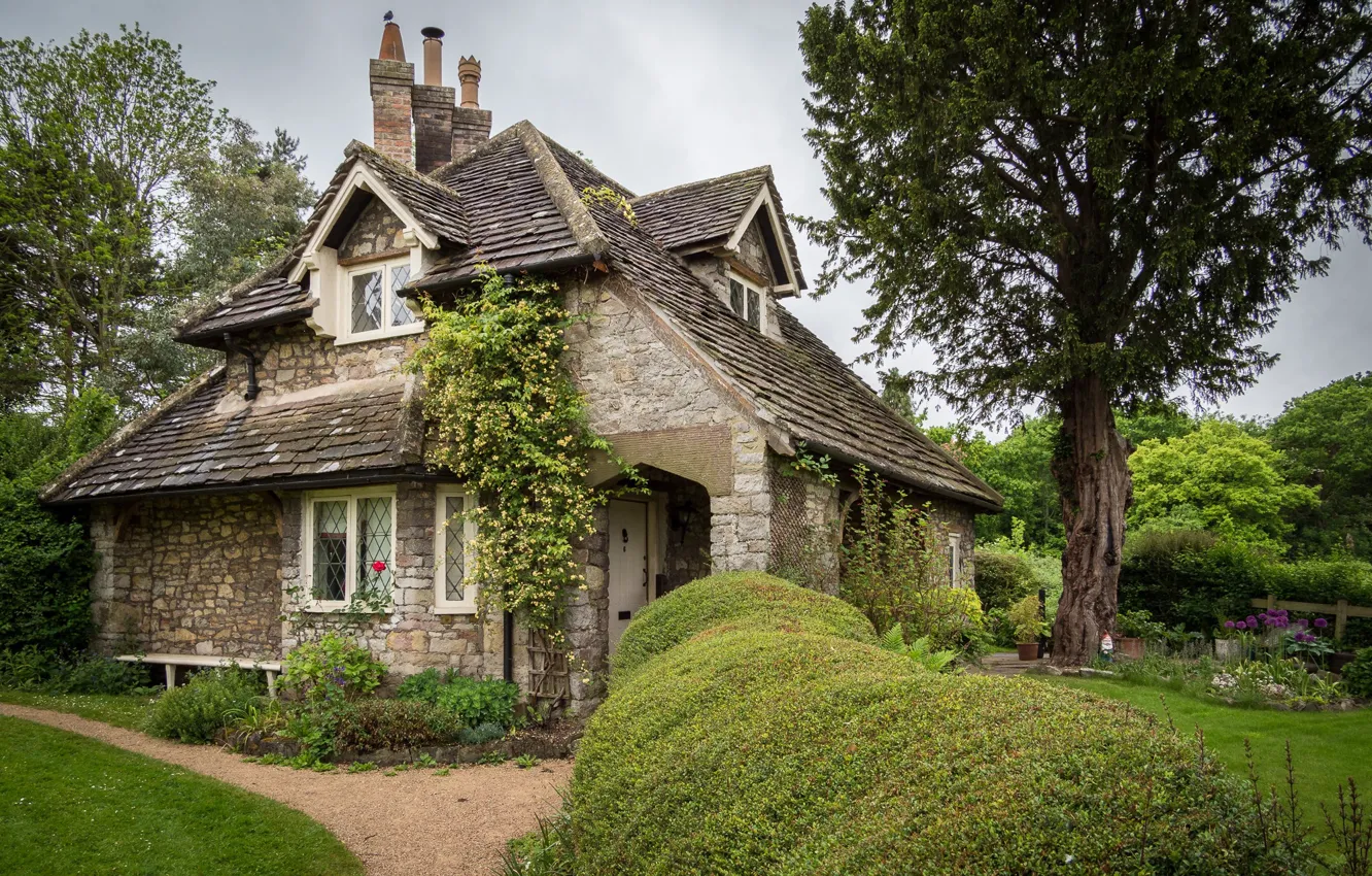 Фото обои пейзаж, дома, участки