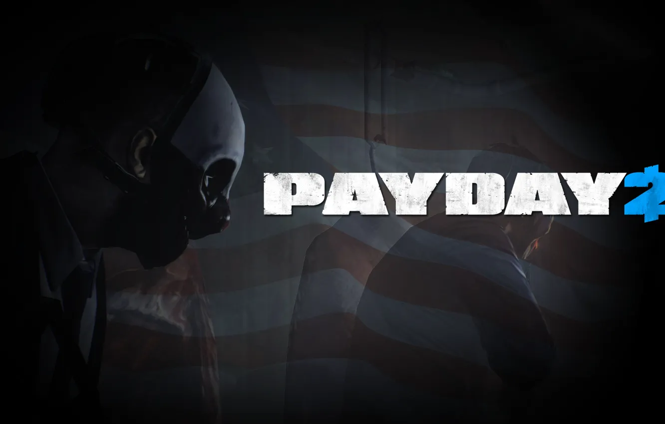 Фото обои Wolf, Game, Dallas, Payday 2, Hoxton, Chains