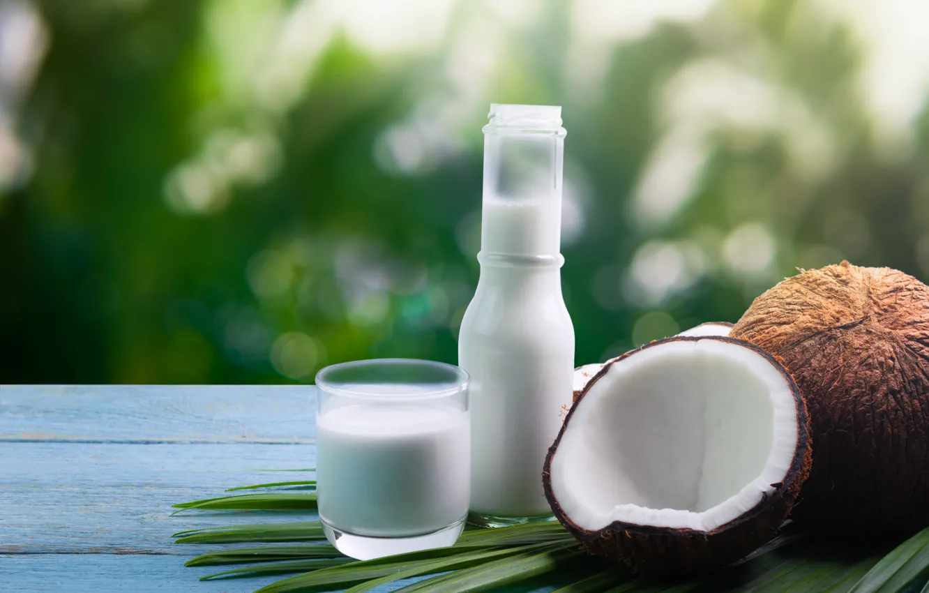 Фото обои кокос, молоко, milk, coconut, coconut milk, кокосовое молоко