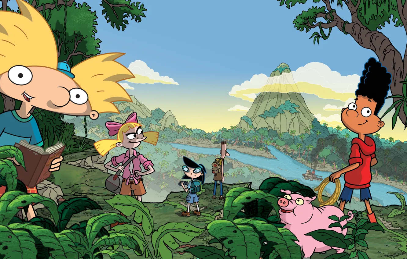 Фото обои мультфильм, Helga, Хельга, Hey Arnold!, Эй Арнольд! Приключения в джунглях, Hey Arnold! The Jungle Movie