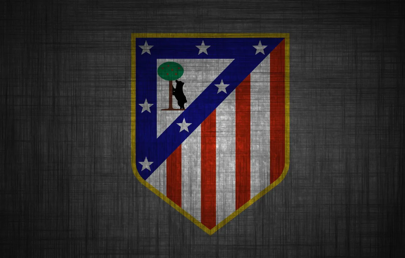 Фото обои wallpaper, logo, football, Spain, Atletico Madrid