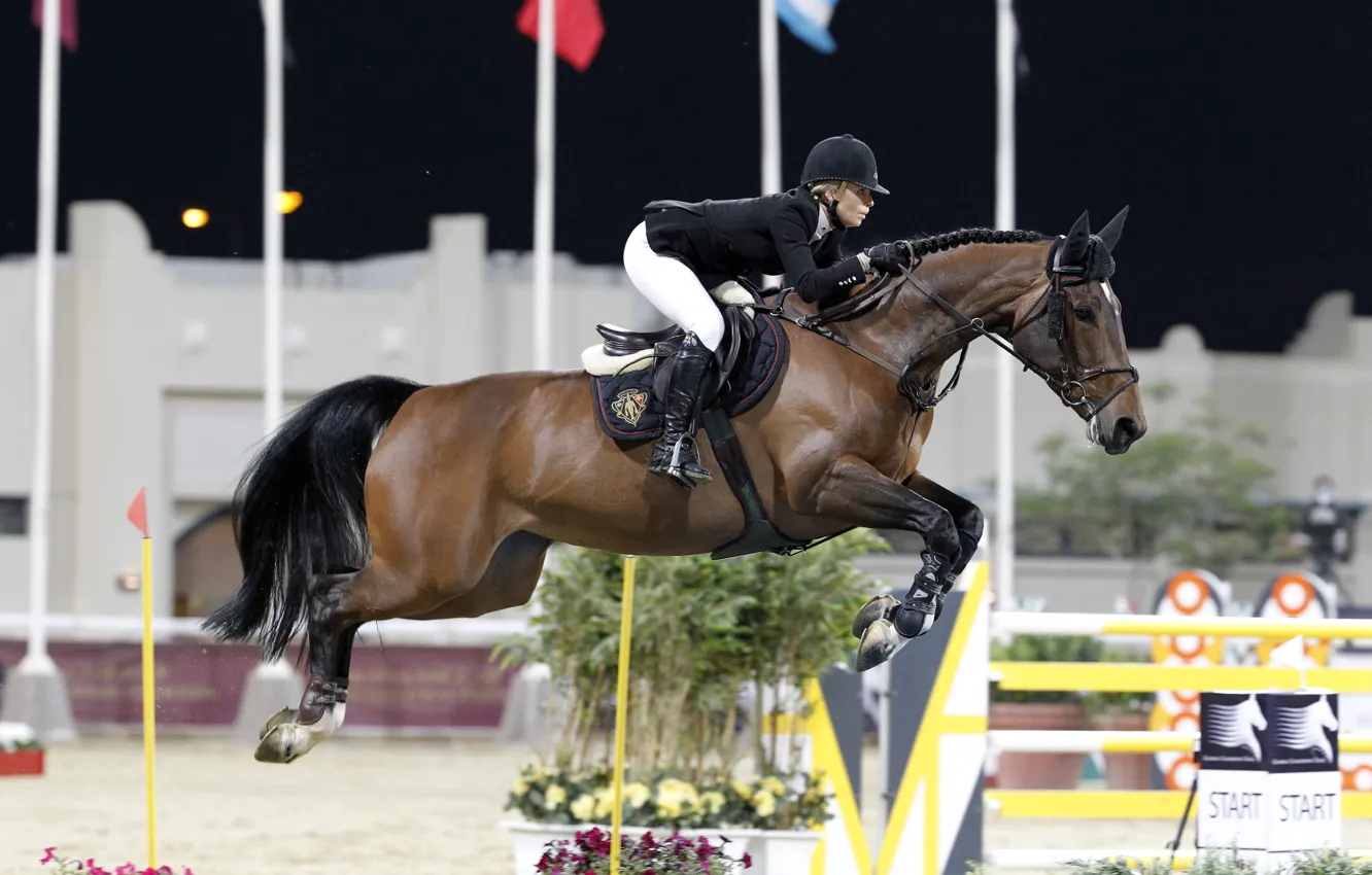 Фото обои конь, спорт, лошадь, всадник, jumping, конный спорт, конкур, edwina tops-alexander