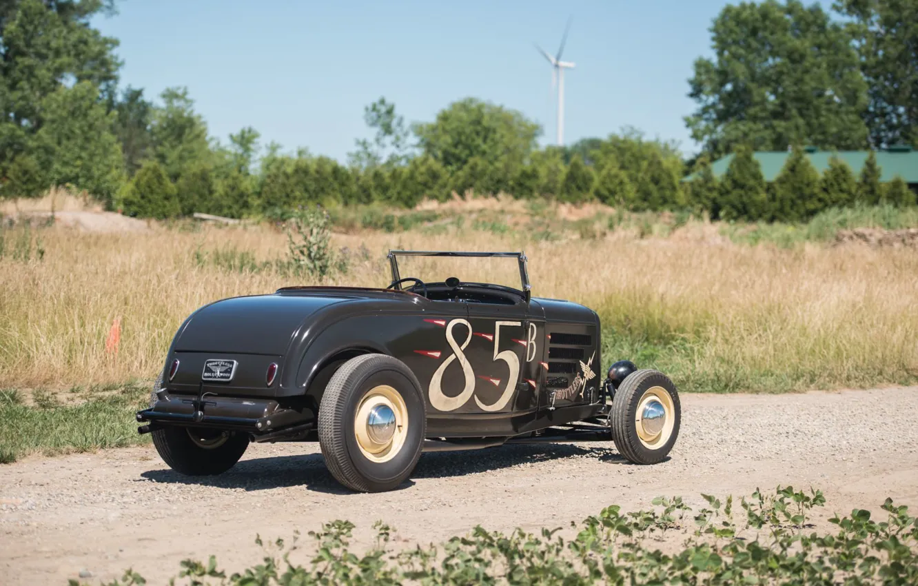 Фото обои Roadster, Ford, Hot Rod, 1932, Хот-род, Hi-Boy