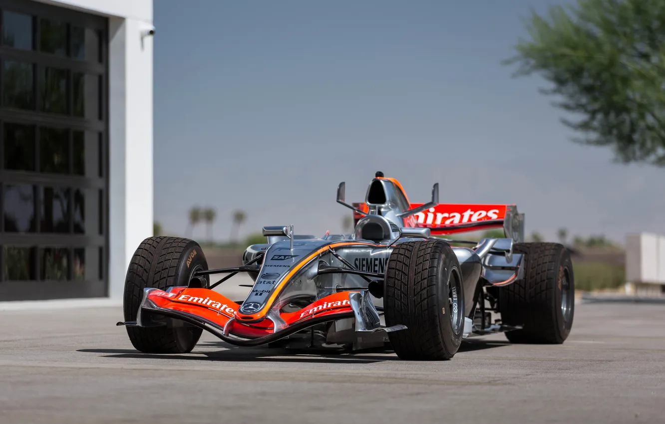 Фото обои McLaren, 2006, McLaren MP4, Formula-1, Формула-1, F-1, Гоночный автомобиль, Racing car