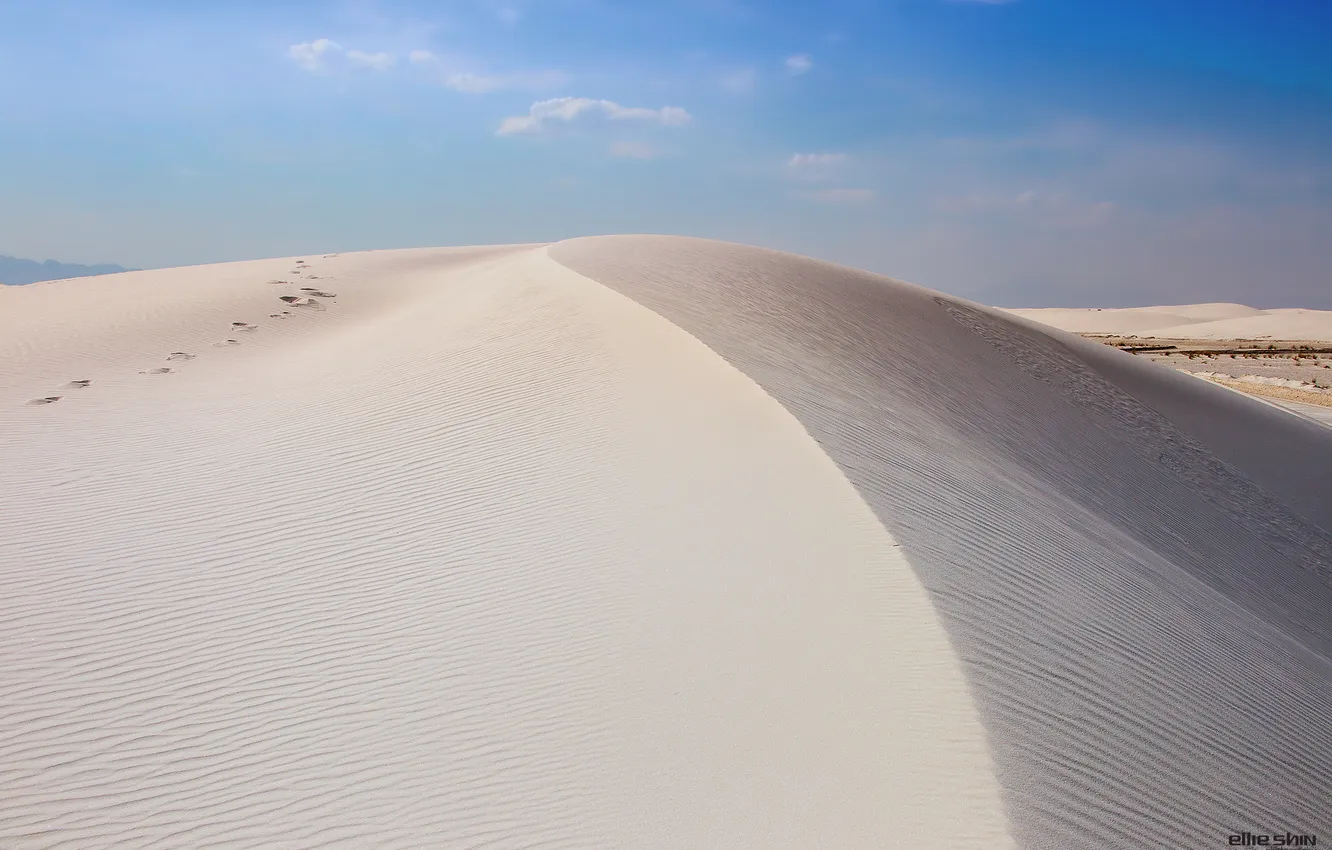 Фото обои песок, пустыня, Холм