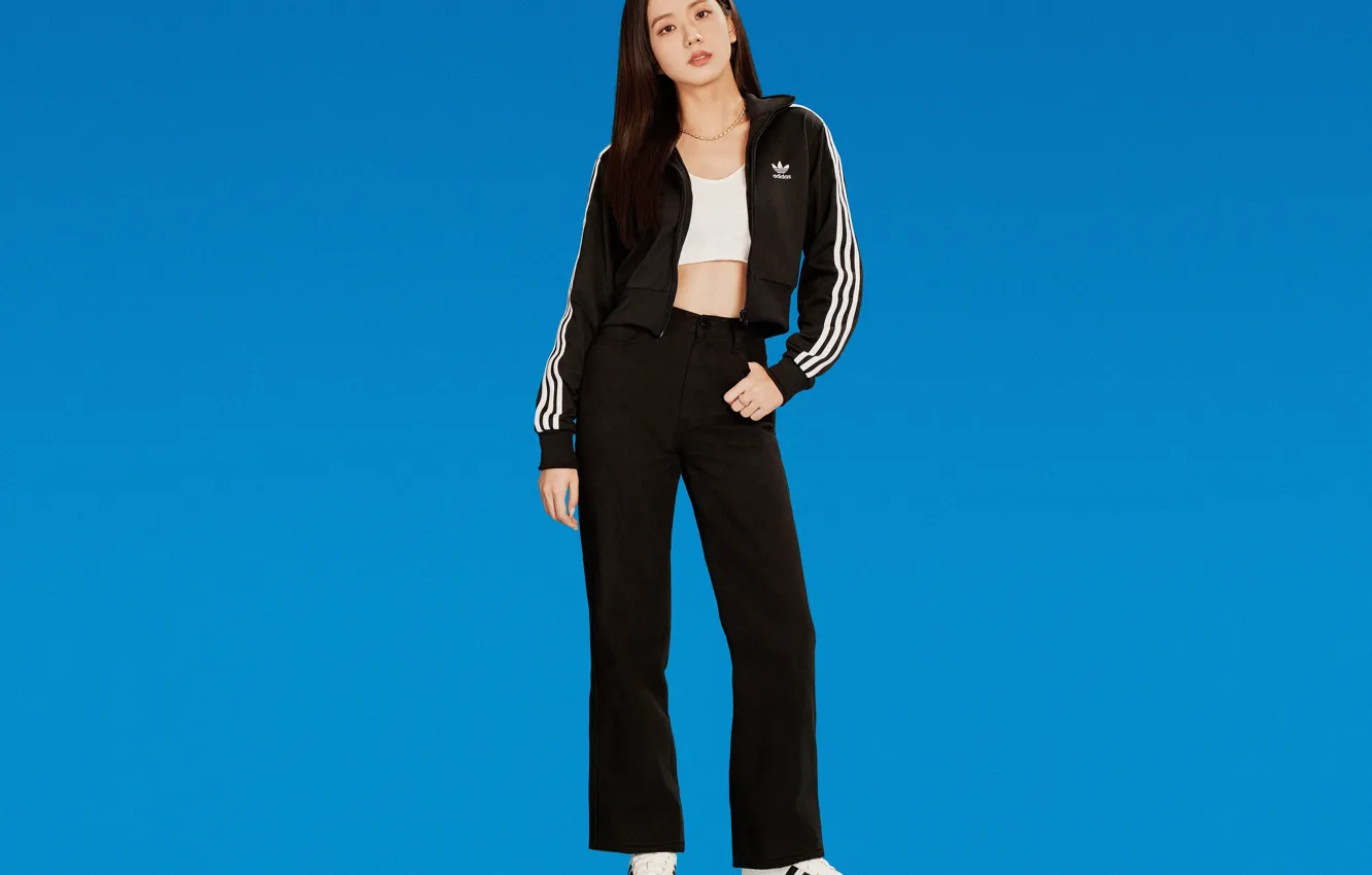 Фото обои adidas, blackpink, jisoo