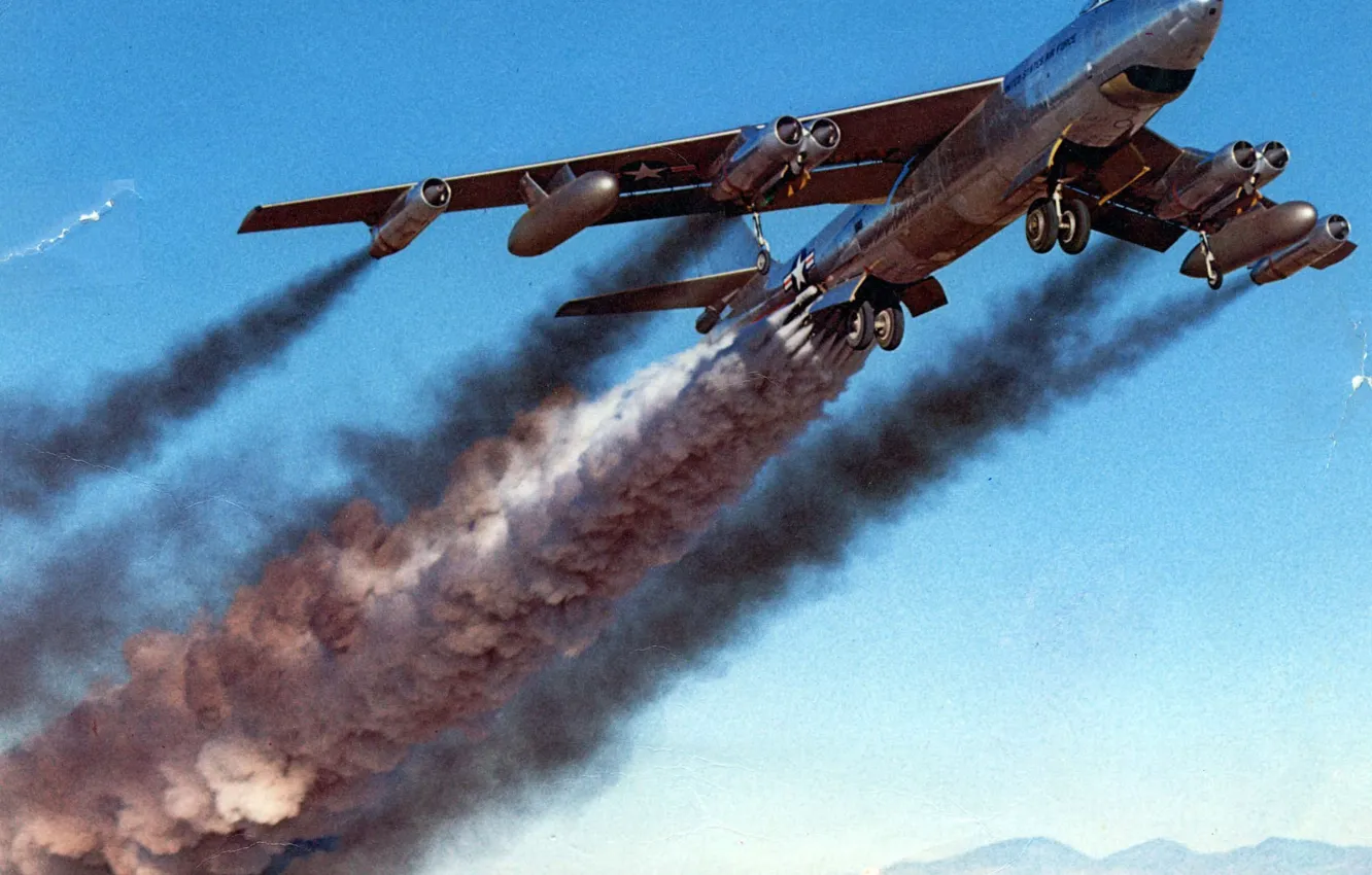 Фото обои самолет, Boeing, B-47B