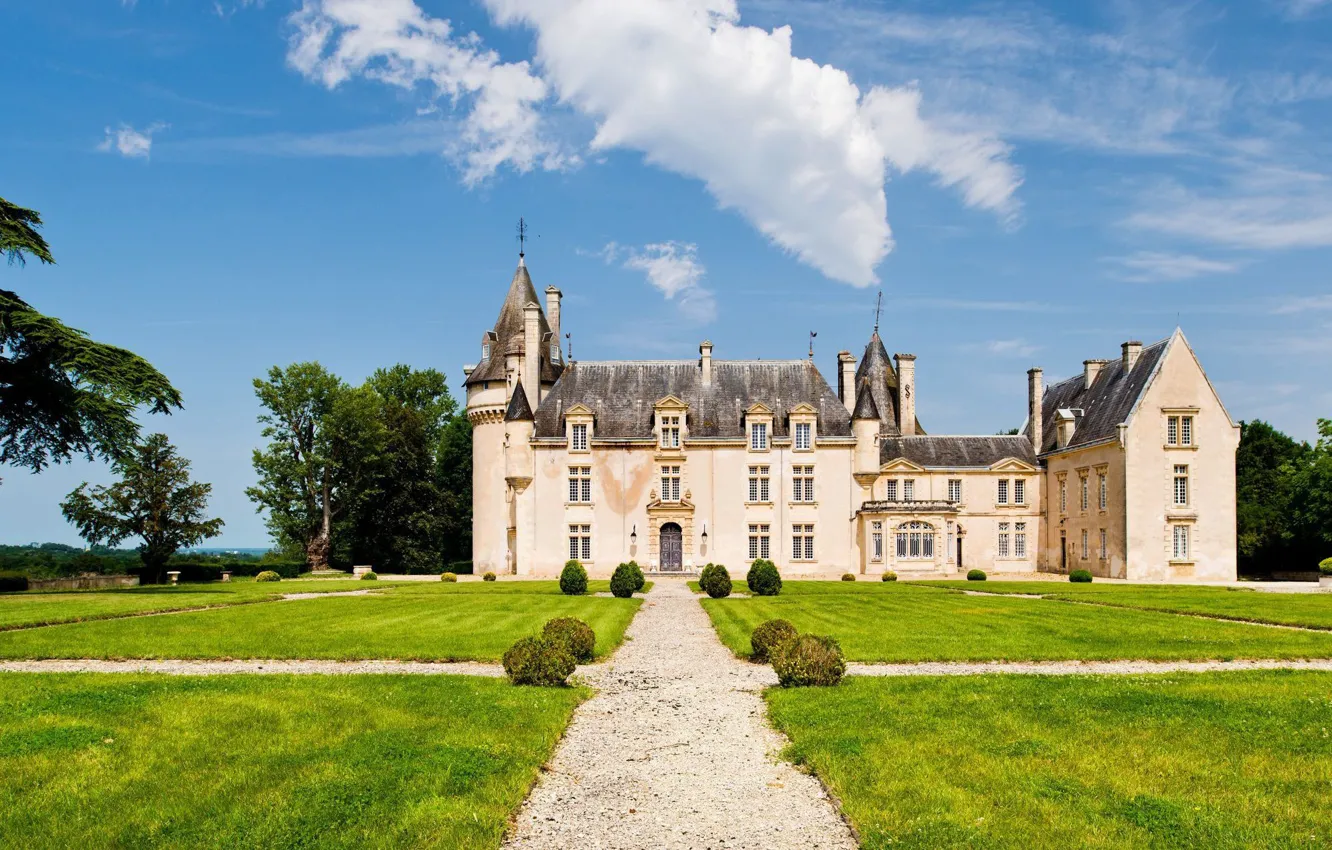 Фото обои замок, Франция, архитектура