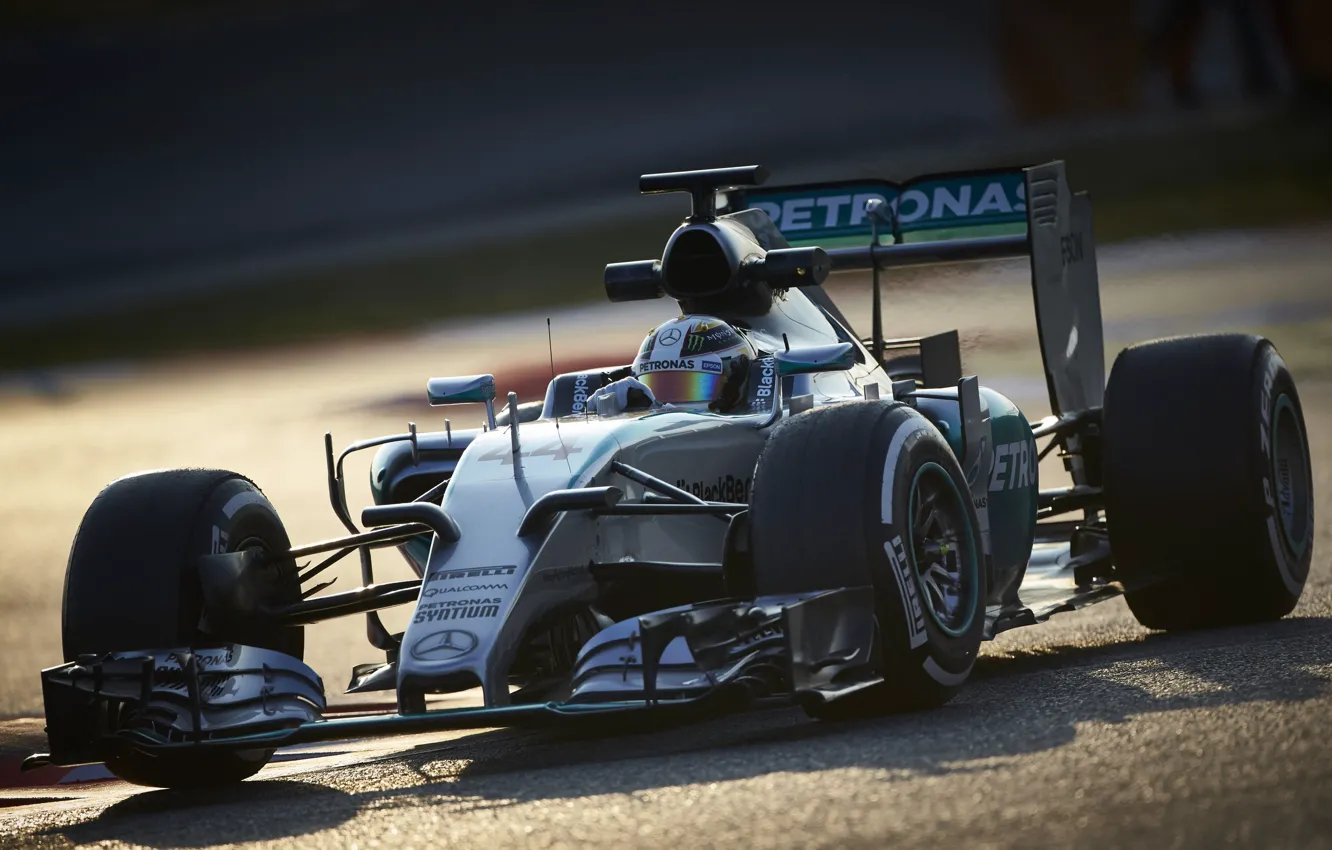 Фото обои формула 1, Mercedes, болид, мерседес, AMG, Hybrid, амг, 2015