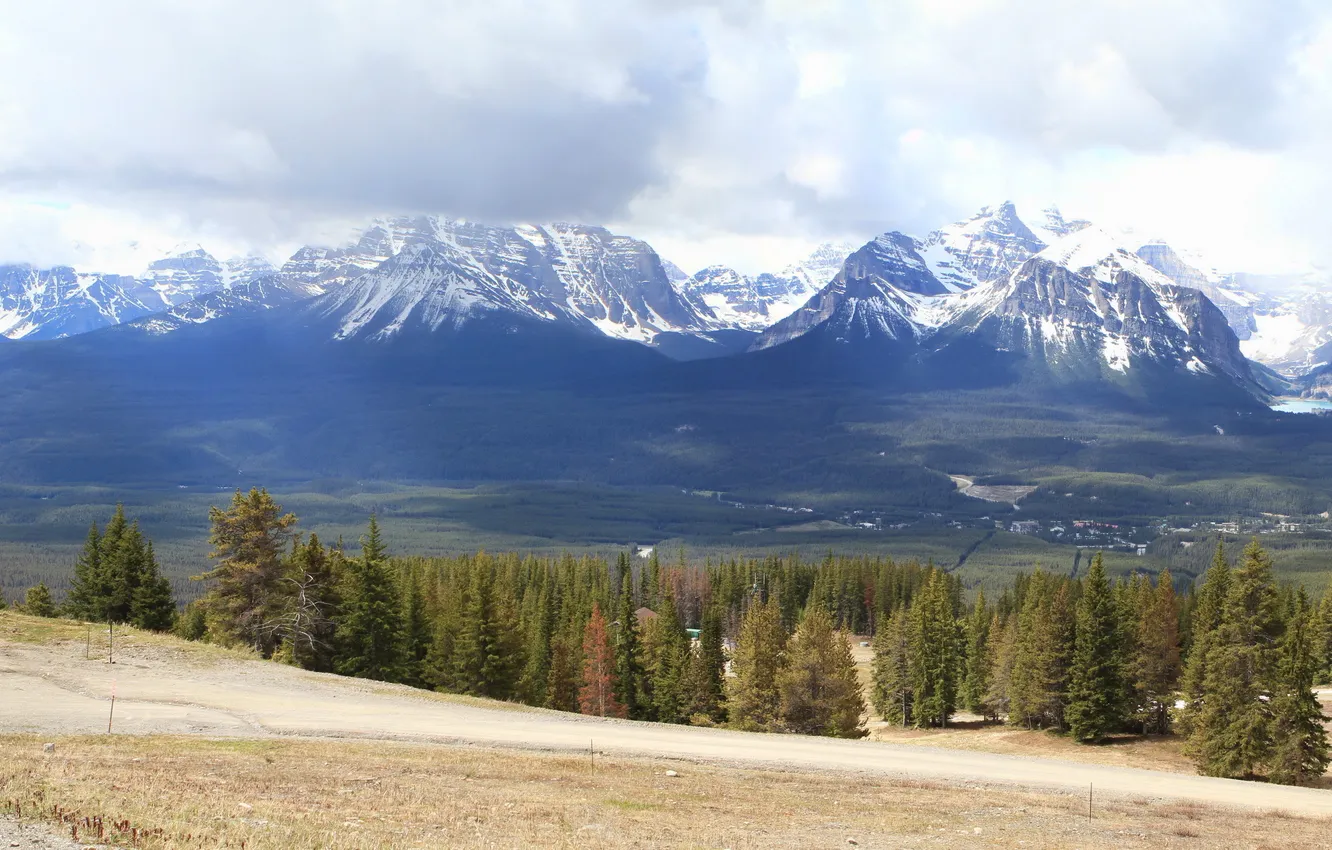 Фото обои пейзаж, горы, природа, парк, Канада, Банф