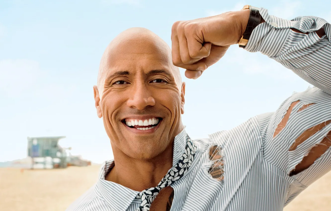 Фото обои smile, Dwayne Johnson, Dwayne «The Rock» Johnson, Actor