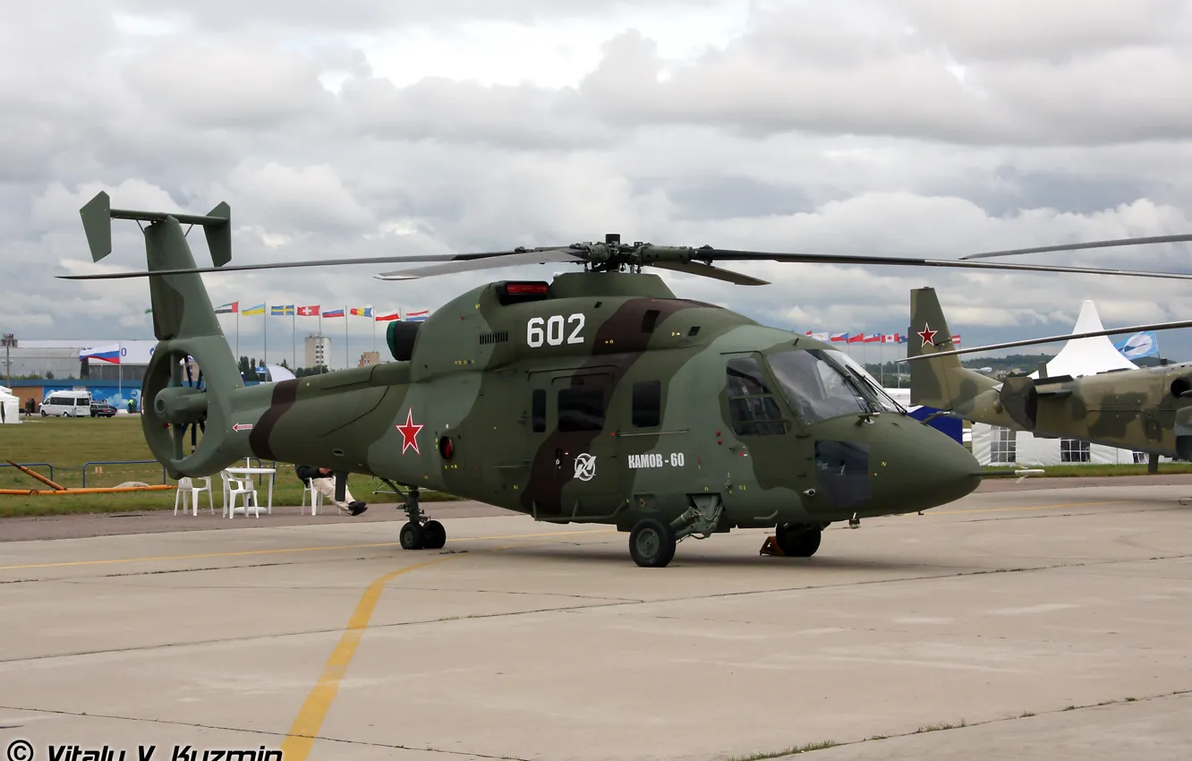 Фото обои вертолет, касатка, военно-транспортный, ка 60