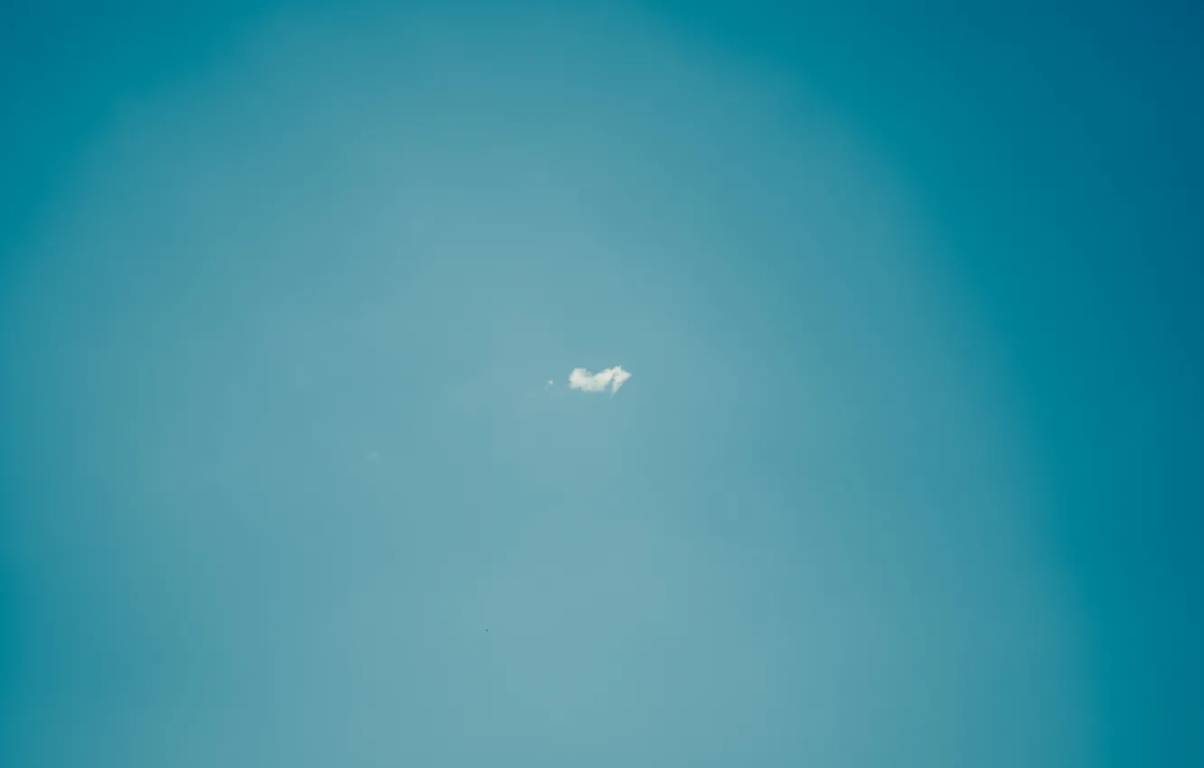Фото обои небо, синий, облако