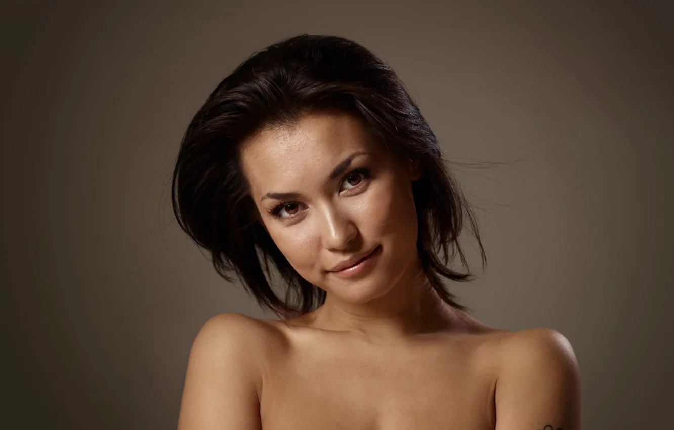 Фото обои взгляд, японка, брюнетка, Maria Ozawa