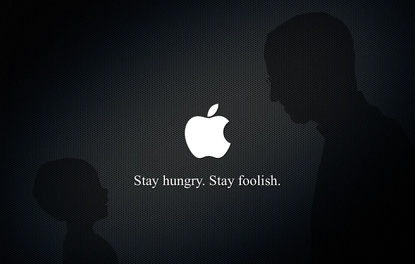 Фото обои apple, стив джобс, stay foolish, steve jobs, stay hunry