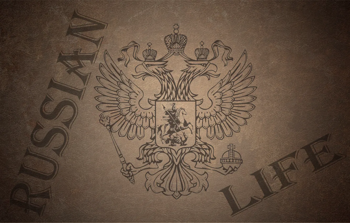 Фото обои Россия, герб, Russia