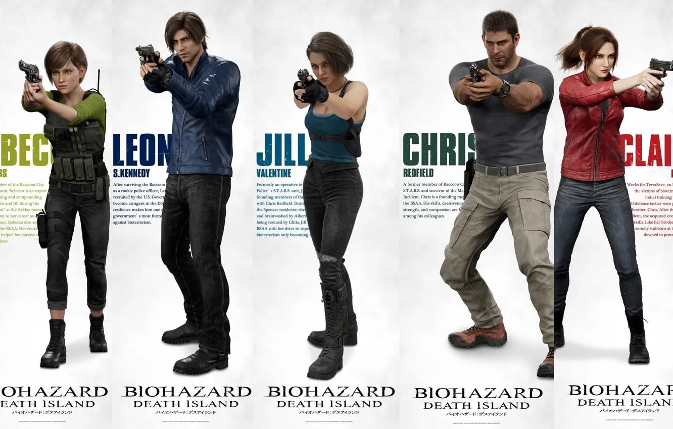 Фото обои gun, resident evil, biohazard, weapon, chris, agent, re4, leon kennedy