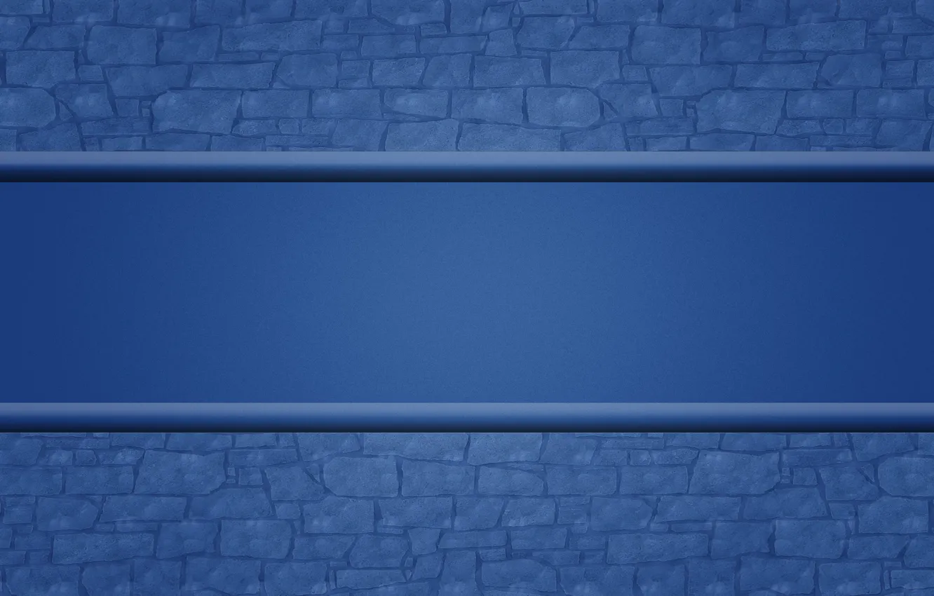 Фото обои синий, стена, полоса, текстура