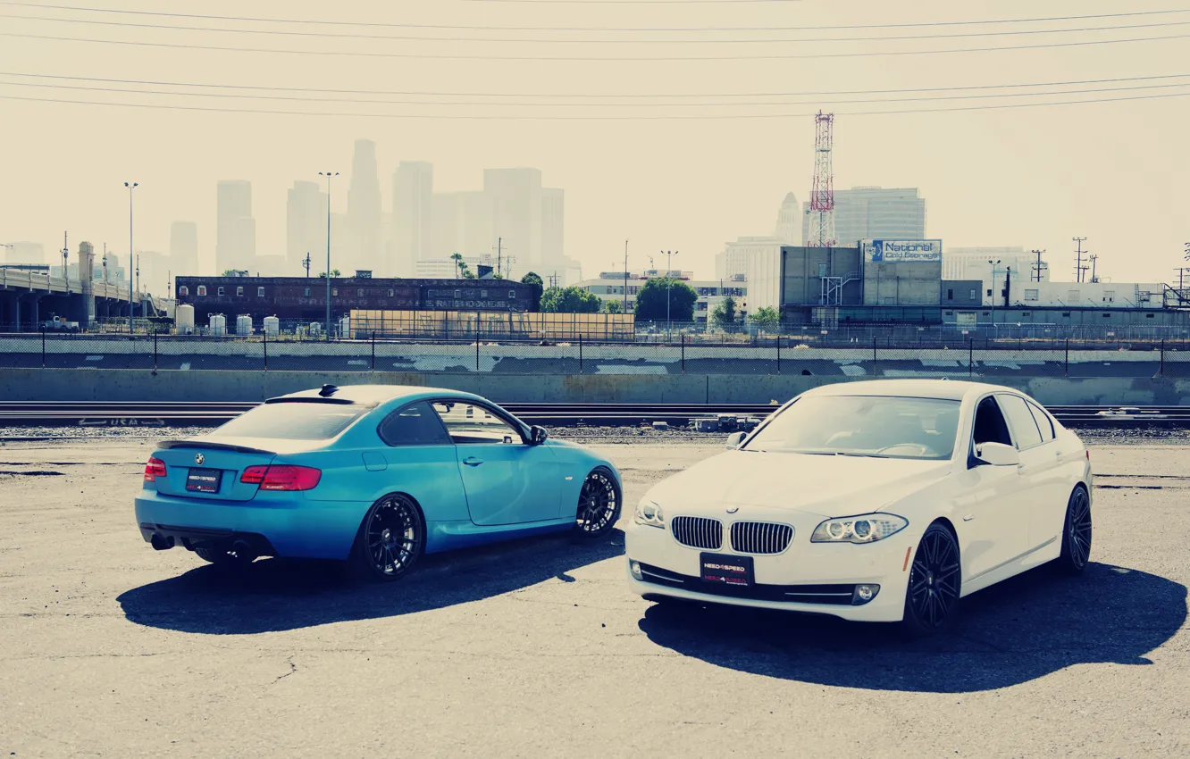 Фото обои BMW, f10, e92, 535i