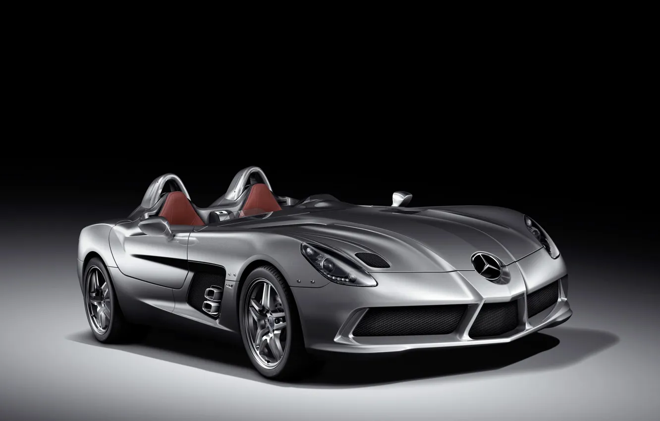 Фото обои Mercedes-Benz, родстер, SLR Stirling Moss