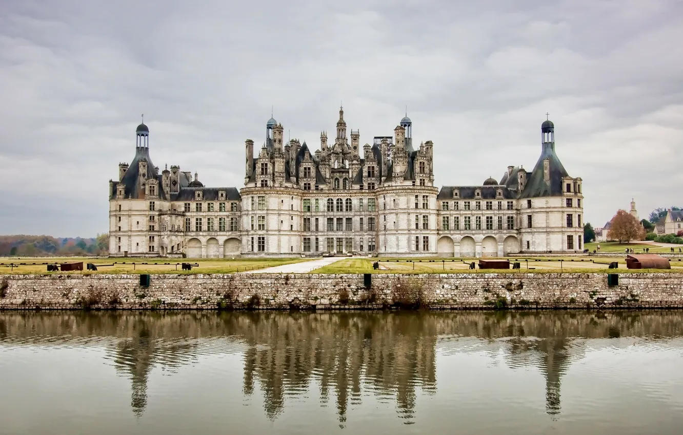 Фото обои france, castle, architecture, building, Chambord