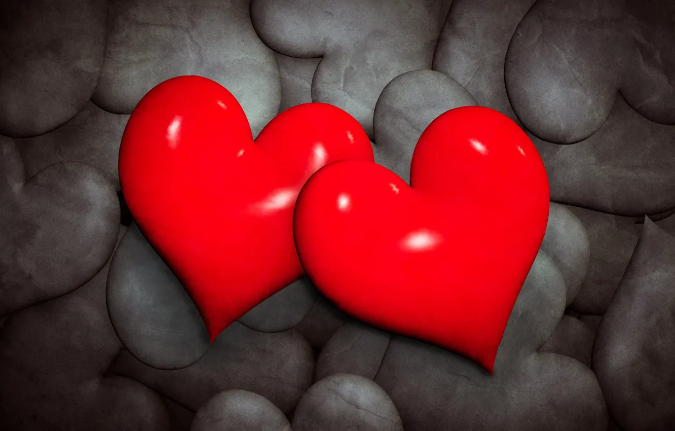 Фото обои сердце, red, love, heart, romantic