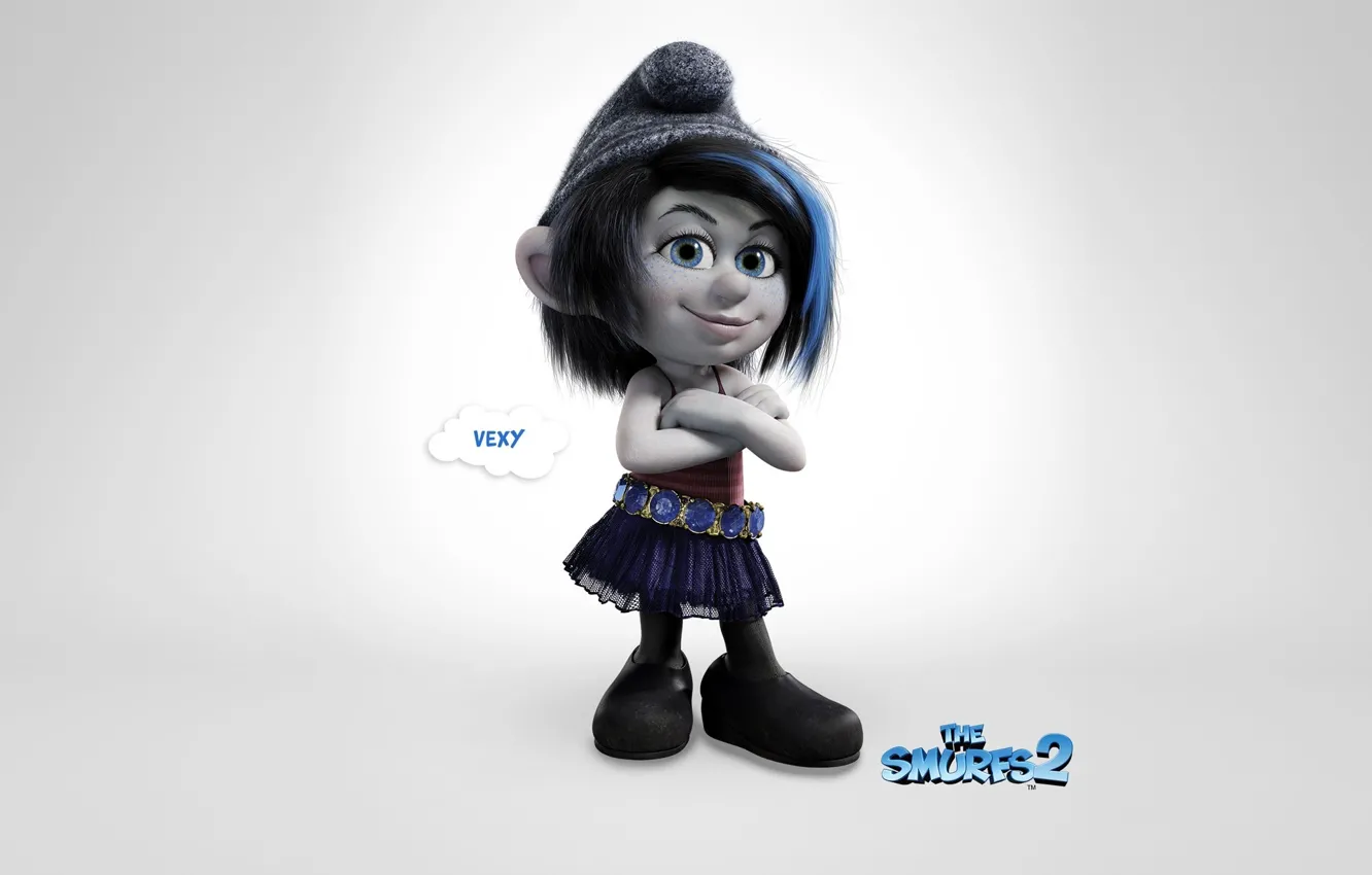Фото обои animation, cartoon, movie, the smurfs 2, vexy