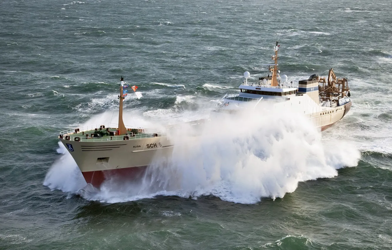 Фото обои sea, mood, ship