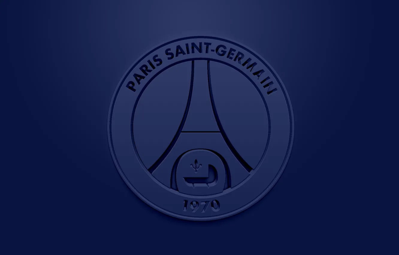 Фото обои wallpaper, sport, logo, football, PSG, Paris Saint-Germain, Ligue 1
