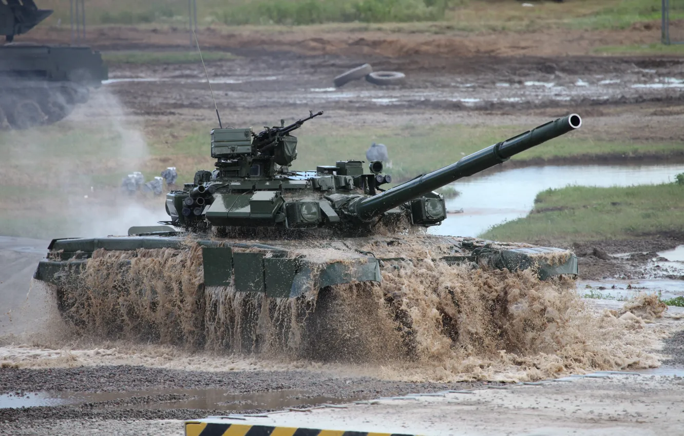 Фото обои танк, россия, показ, т90